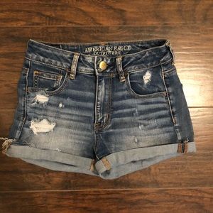 High Wasted American Eagle Jean Shorts